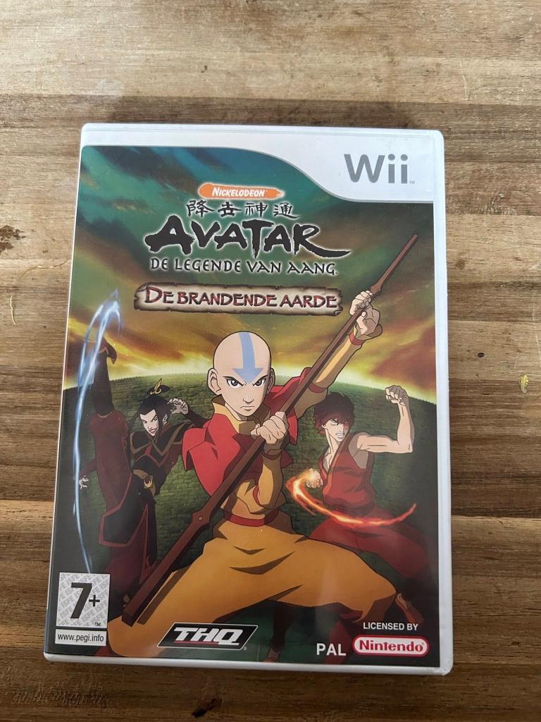 Wii Avatar de legende van Aang: de brandende aarde, Avontuur en Actie, 1 speler, Ophalen of Verzenden, Zo goed als nieuw
