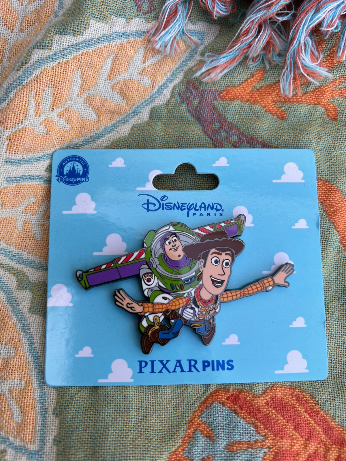 Disney Pixar Toy Story pin Buzz & Woody, Verzenden, Overige figuren, Nieuw, Beeldje of Figuurtje