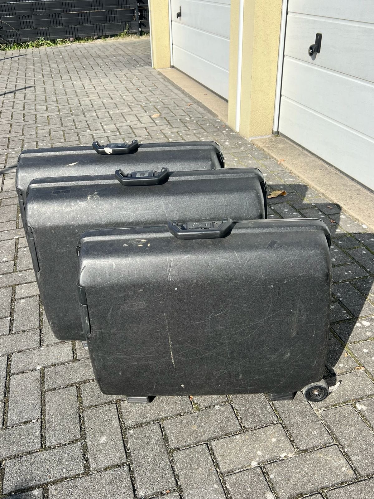 3 Harde Koffers - Samsonite, Hard kunststof, Zo goed als nieuw, 70 cm of meer, 55 cm of meer