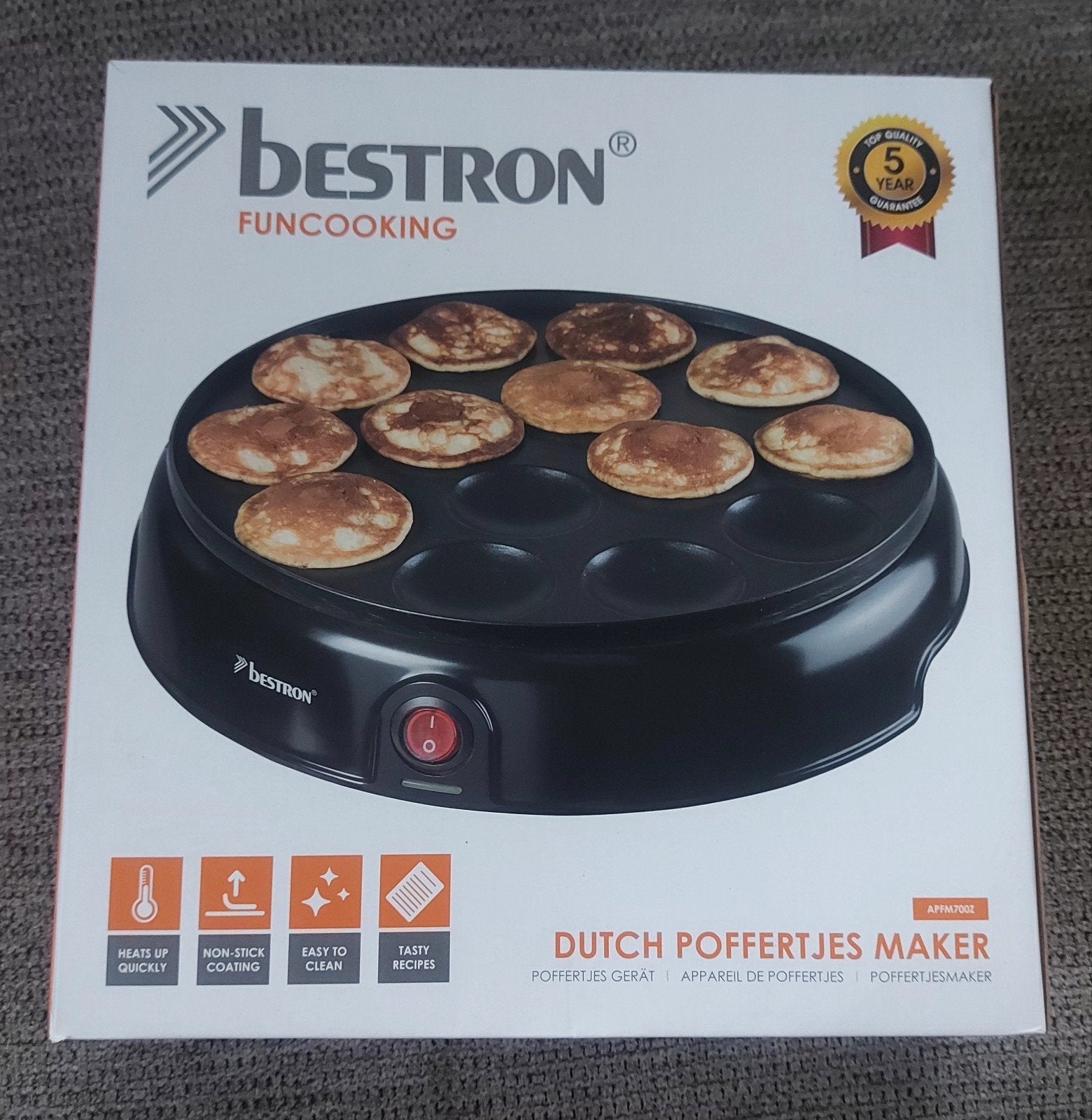 Bestron Poffertjes Maker - Nieuw in Doos, Ophalen, Nieuw