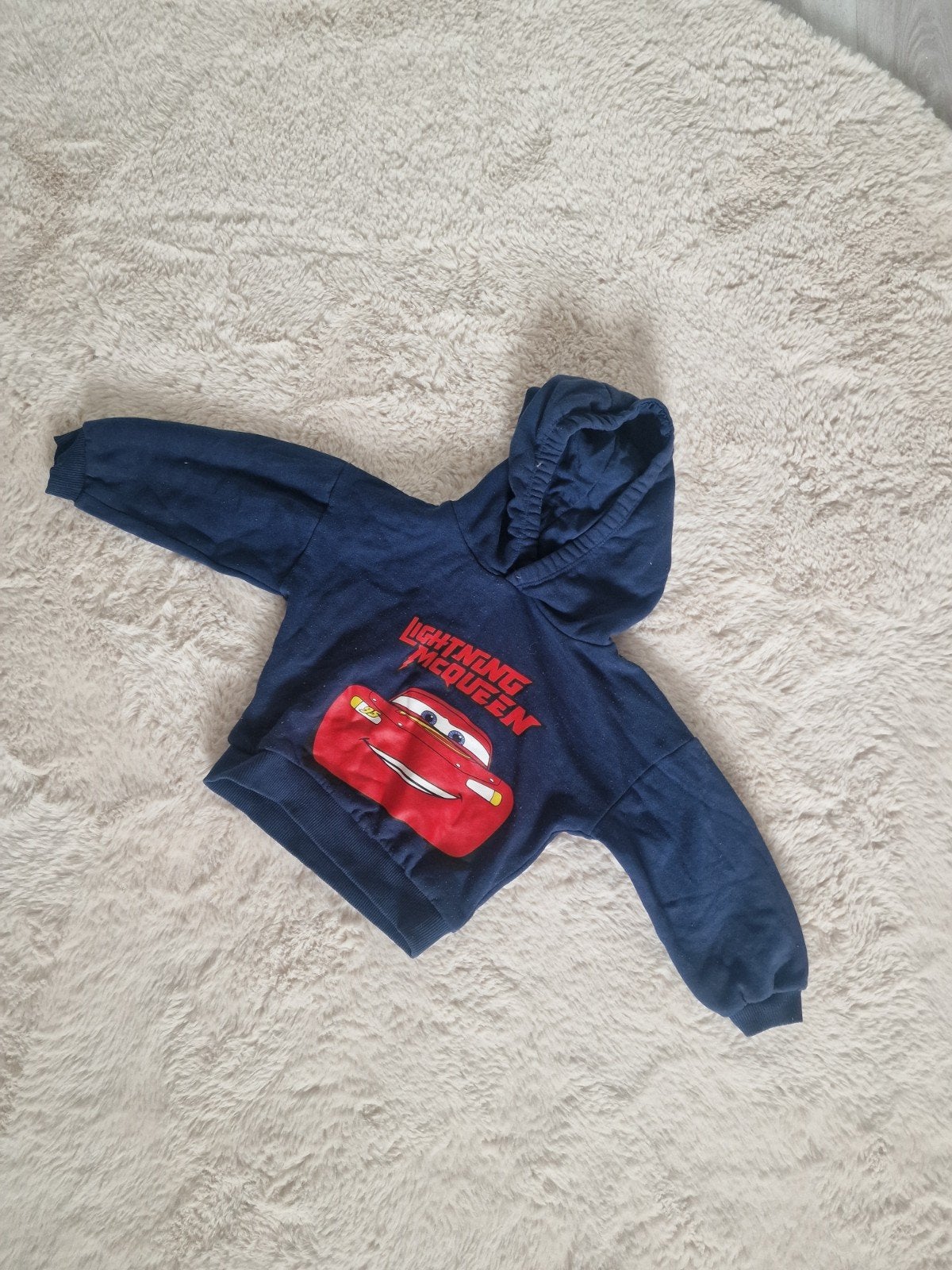 Disney Pixar Cars Lightning McQueen hoodie - 98cm, Ophalen of Verzenden, Gebruikt, Disney Pixar at Primark, Jongen