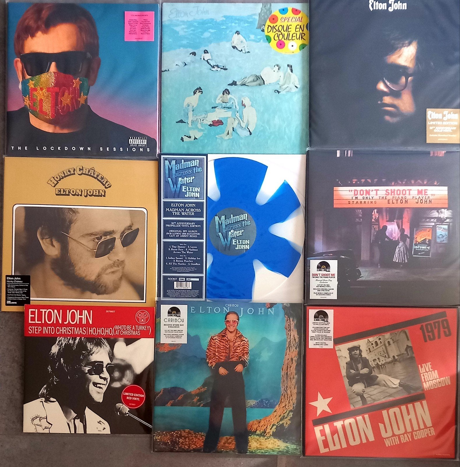 Elton John Colored Vinyl Pakket Nieuw, Ophalen of Verzenden, Nieuw in verpakking, 12 inch