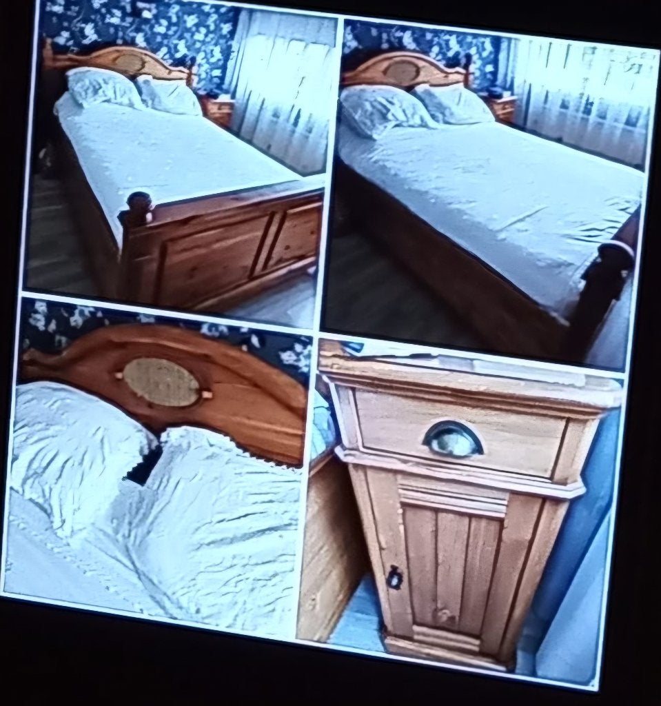 Gratis twee persoons bed, Ophalen, Gebruikt, Tweepersoons, 200 cm
