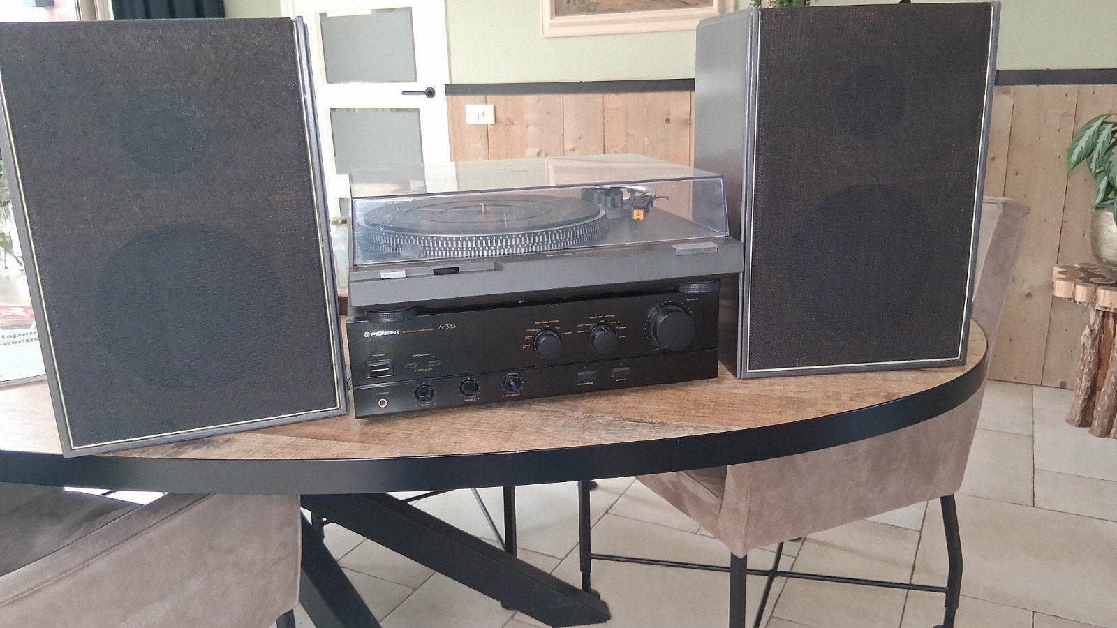 platenspeler technics pioneer verst., Ophalen, Gebruikt, Technics, Pitch-regelaar