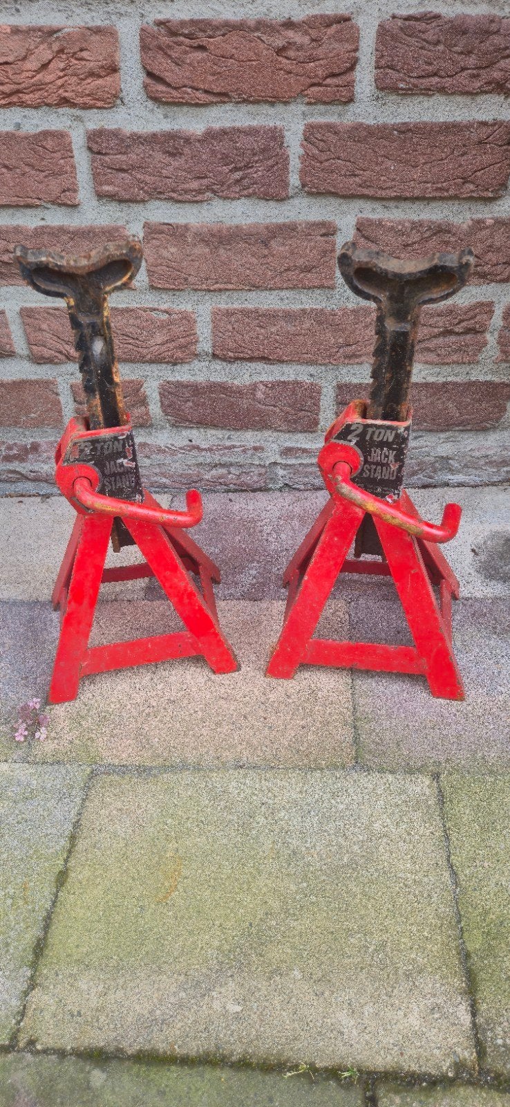 2 Ton Jack Stands - Auto Bokjes, Auto diversen, Ophalen of Verzenden, Gebruikt