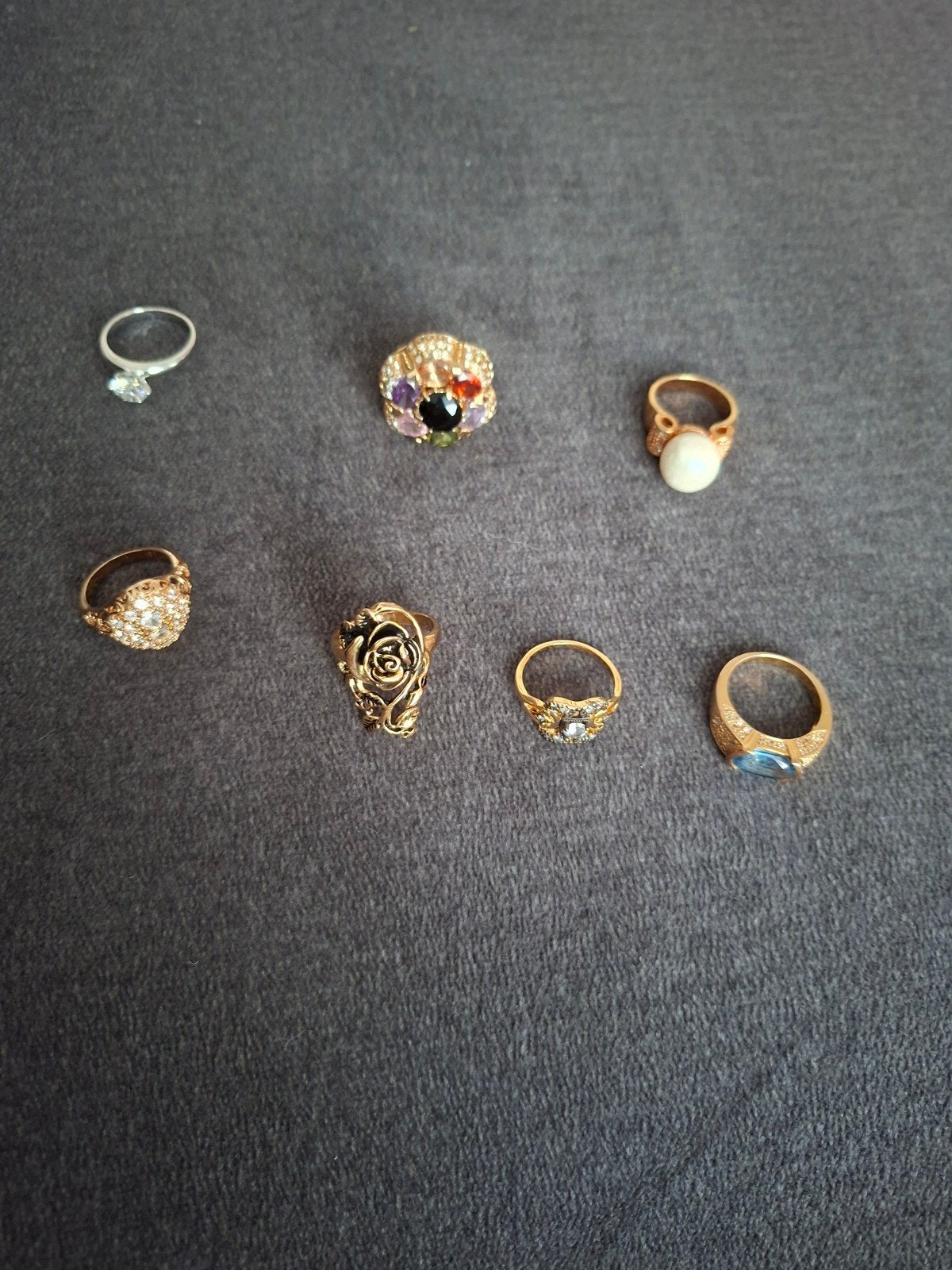 7 stuks dames ringen, Sieraden, Tassen en Uiterlijk, Bedels, Ophalen of Verzenden, Overige materialen, Overige merken