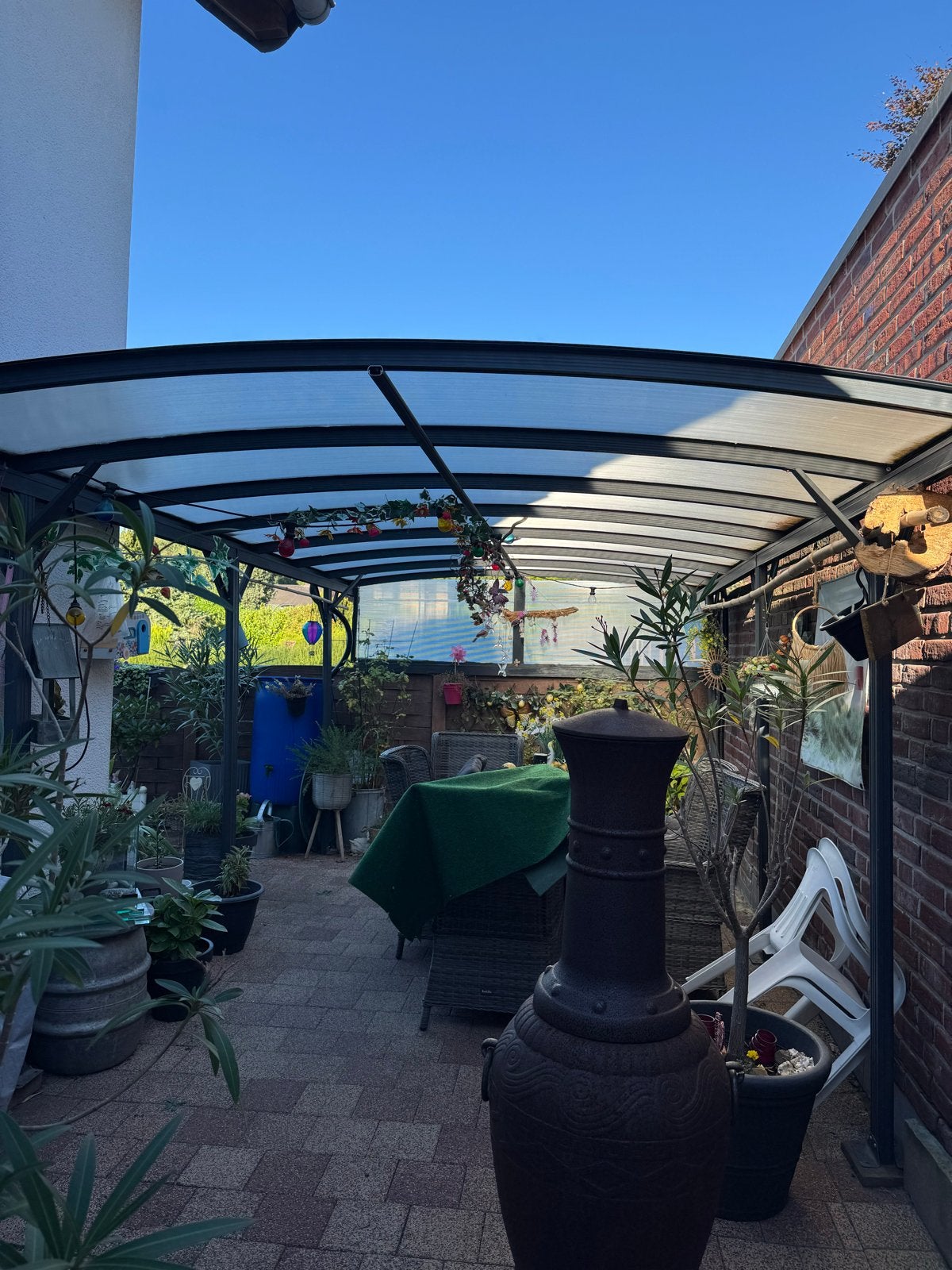 Terrasoverkapping / Veranda - Gebruikt, Tuin en Terras, Ophalen of Verzenden, Gebruikt, Veranda