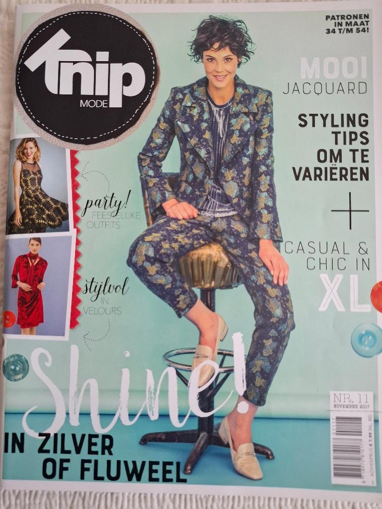 KNIPmode november 2017, Overige typen, Vrouw, Ophalen of Verzenden, Zo goed als nieuw