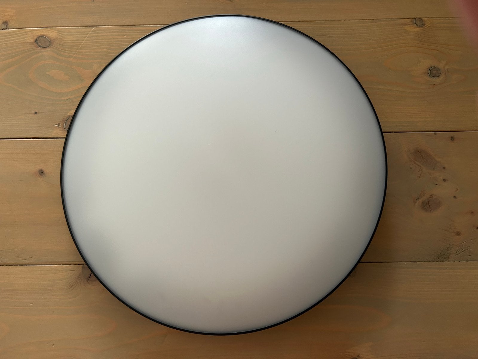 IKEA Nymane Plafondlamp LED - Ø45cm, Max 28W, Kunststof, Modern, Zwart, LED