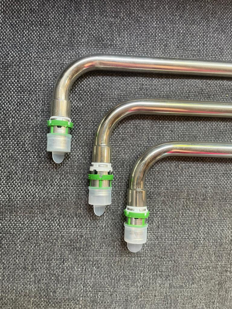 3x Comap insteekknie 16x2 - Cu Ø15 - L1100, Doe-het-zelf en Verbouw, Buizen en Afvoer, Overige materialen, Bochten, Minder dan 20 mm