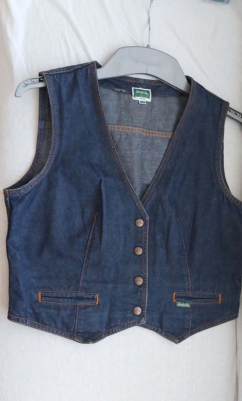 Simple Life spijkergilet - Zo goed als nieuw, Simple Life by Renown, Ophalen, Gedragen