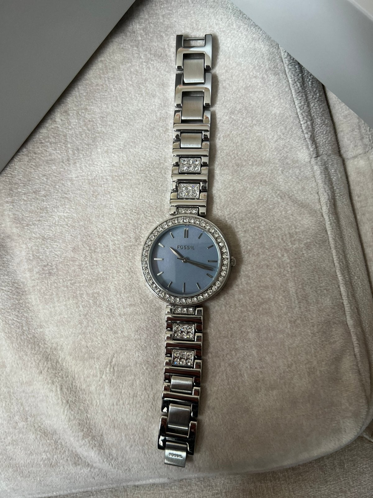 Dames fossil horloge, Ophalen, Zo goed als nieuw, Staal, Fossil