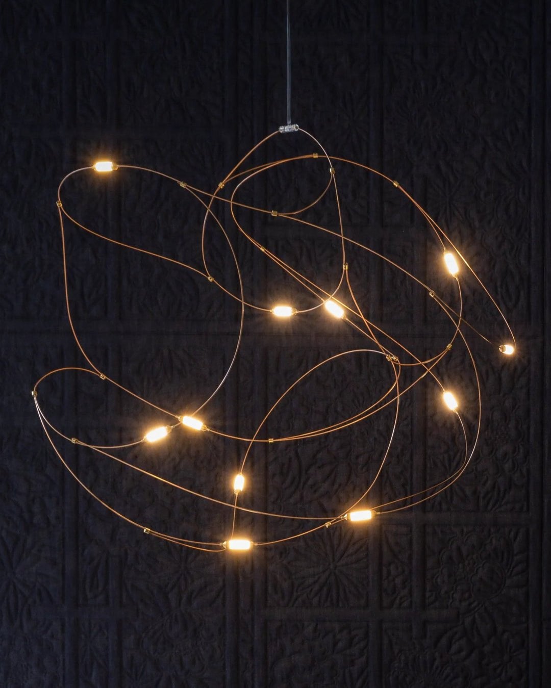Moooi Flock of Light 11 hanglamp, Ophalen, 50 tot 75 cm, Zo goed als nieuw, Metaal
