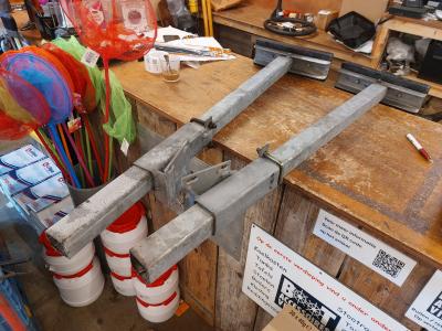 Set bootsteunen 100 cm (2x)