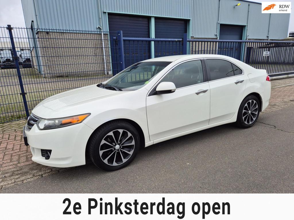 Honda Accord 2.0i AUT. *CLIMA*18 INCH*VASTE MEENEEMPRIJS!, Auto's, Euro 5, Stof, Gebruikt, Wit