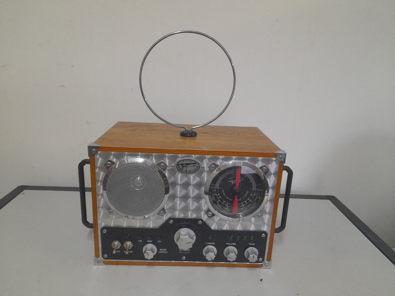 Spirit of St.Louis field radio, Audio, Tv en Foto, Radio's, Ophalen of Verzenden, Gebruikt, Radio