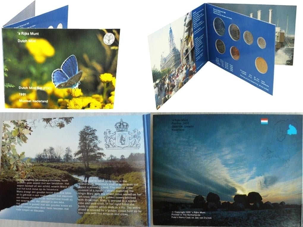 Muntset Nederland 1991 FDC, Postzegels en Munten, Munten | Nederland, Ophalen of Verzenden, Koningin Beatrix, Overige waardes