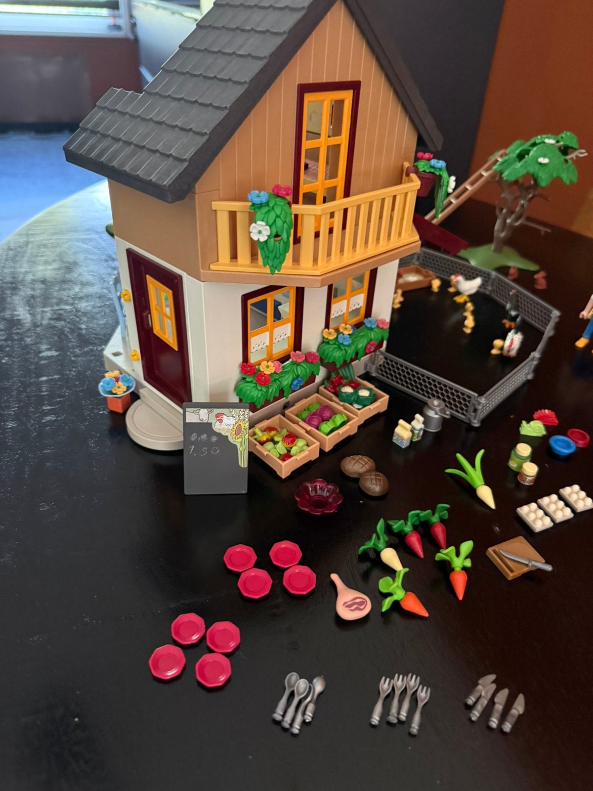 Playmobil boerderij bio winkel, Ophalen of Verzenden, Zo goed als nieuw