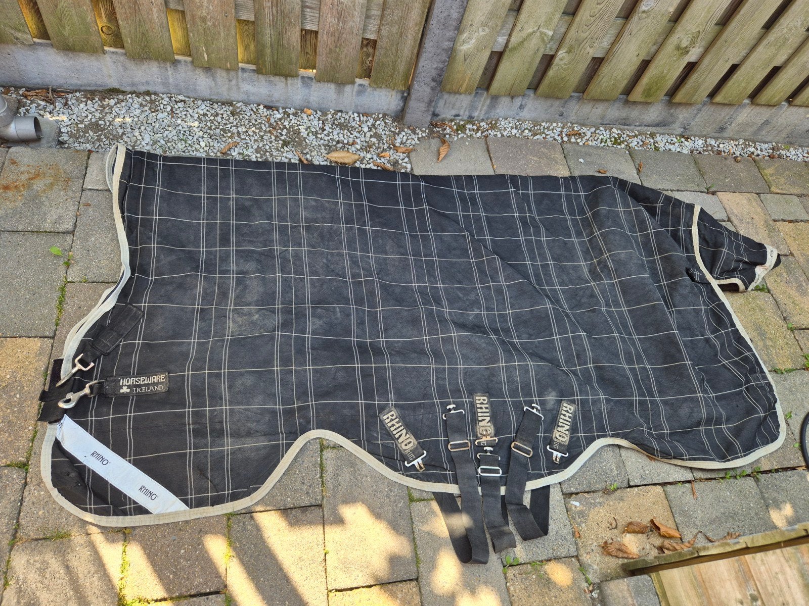 paardendeken  0 gram vulling, Gebruikt, 0 g, Horseware, Zwart