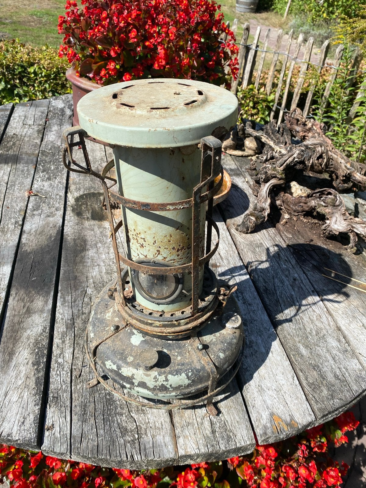 Vintage Petroleumkachel - Decoratief en Robuust, Ophalen
