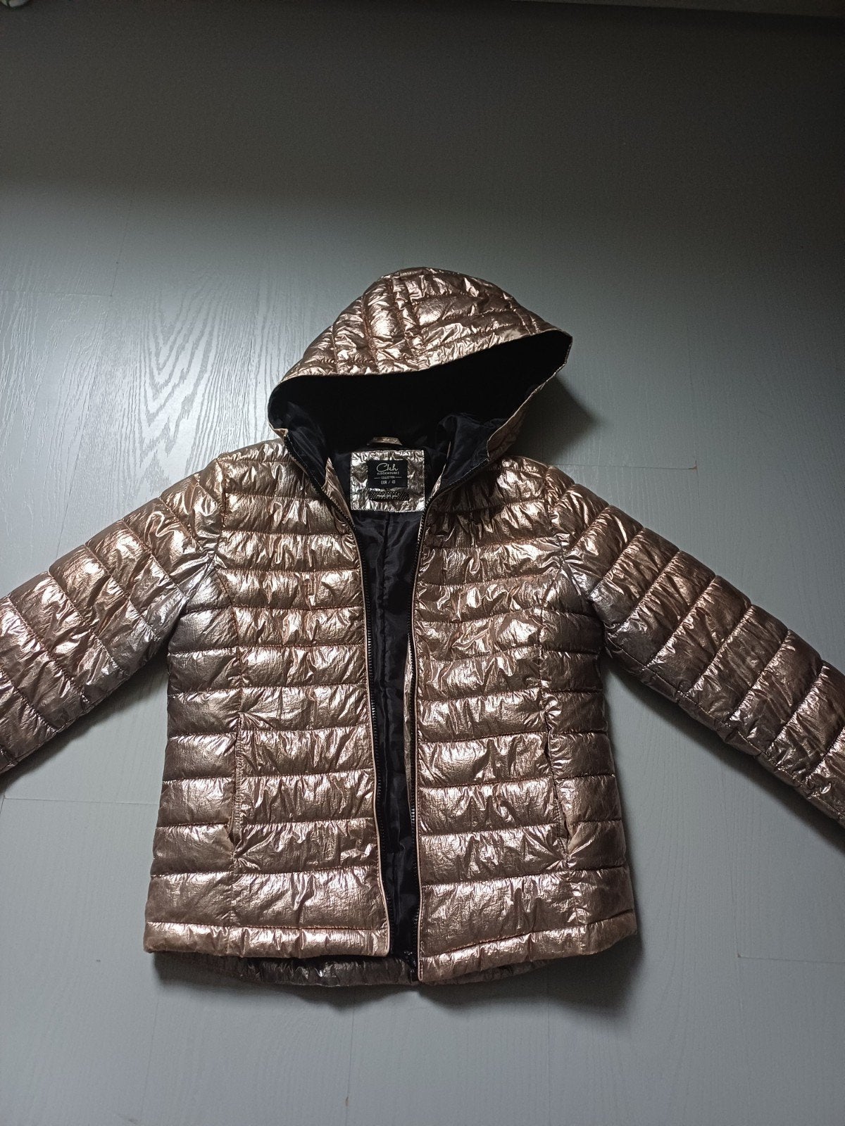 sportieve jas jack champagne zilver goud 38, Kleding | Dames, Maat 38/40 (M), Overige kleuren, Ophalen of Verzenden, Zo goed als nieuw