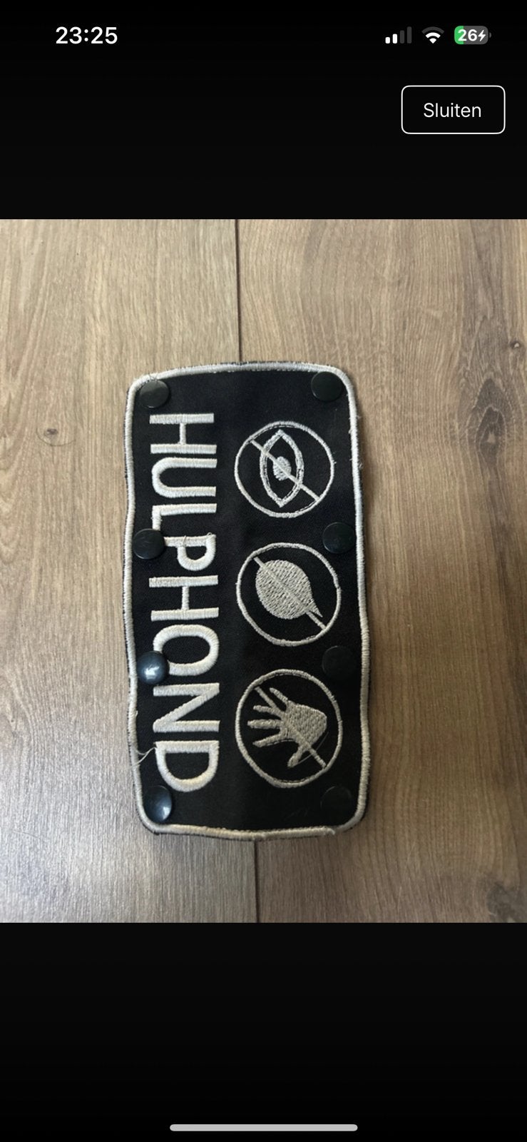 Hulphond sleeve, Ophalen of Verzenden