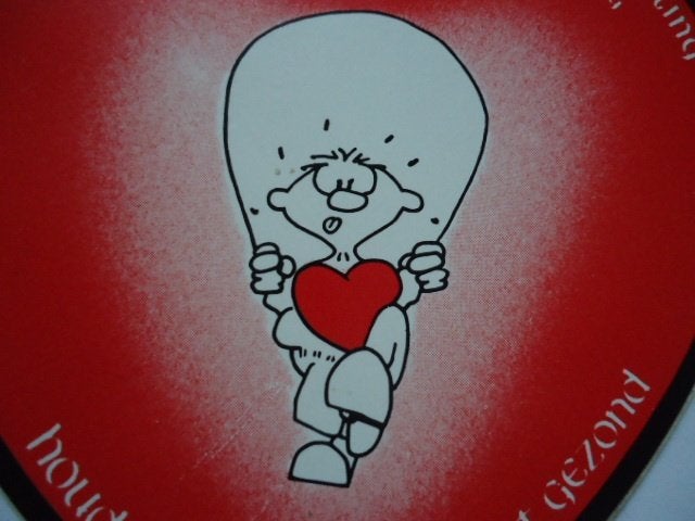 sticker oud Peter de Smet strip eppo pep hartstichting retro, Verzenden, Zo goed als nieuw, Bedrijf of Vereniging