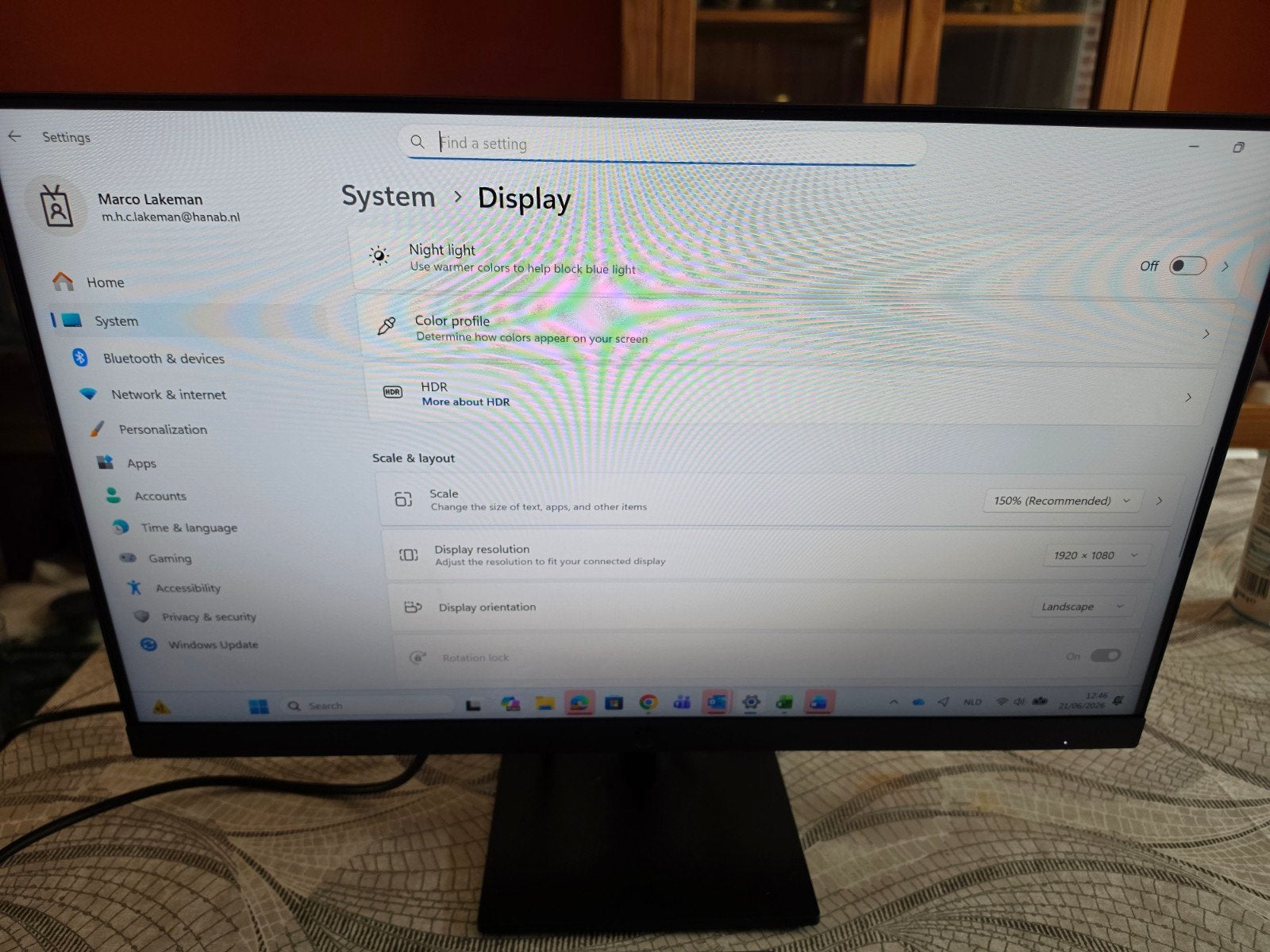 HP P24 G5 monitor in nieuwstaat, Computers en Software, Monitoren, HDMI, Full HD, Ophalen of Verzenden, Zo goed als nieuw