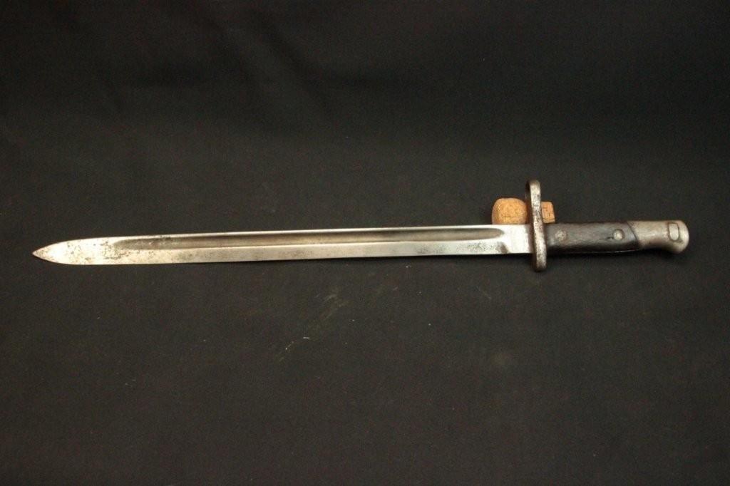 WO1 Spaanse M1913 Artilleria Nacional Toledo bajonet, Verzamelen, Ophalen of Verzenden, Landmacht, Overige gebieden, Mes of Dolk
