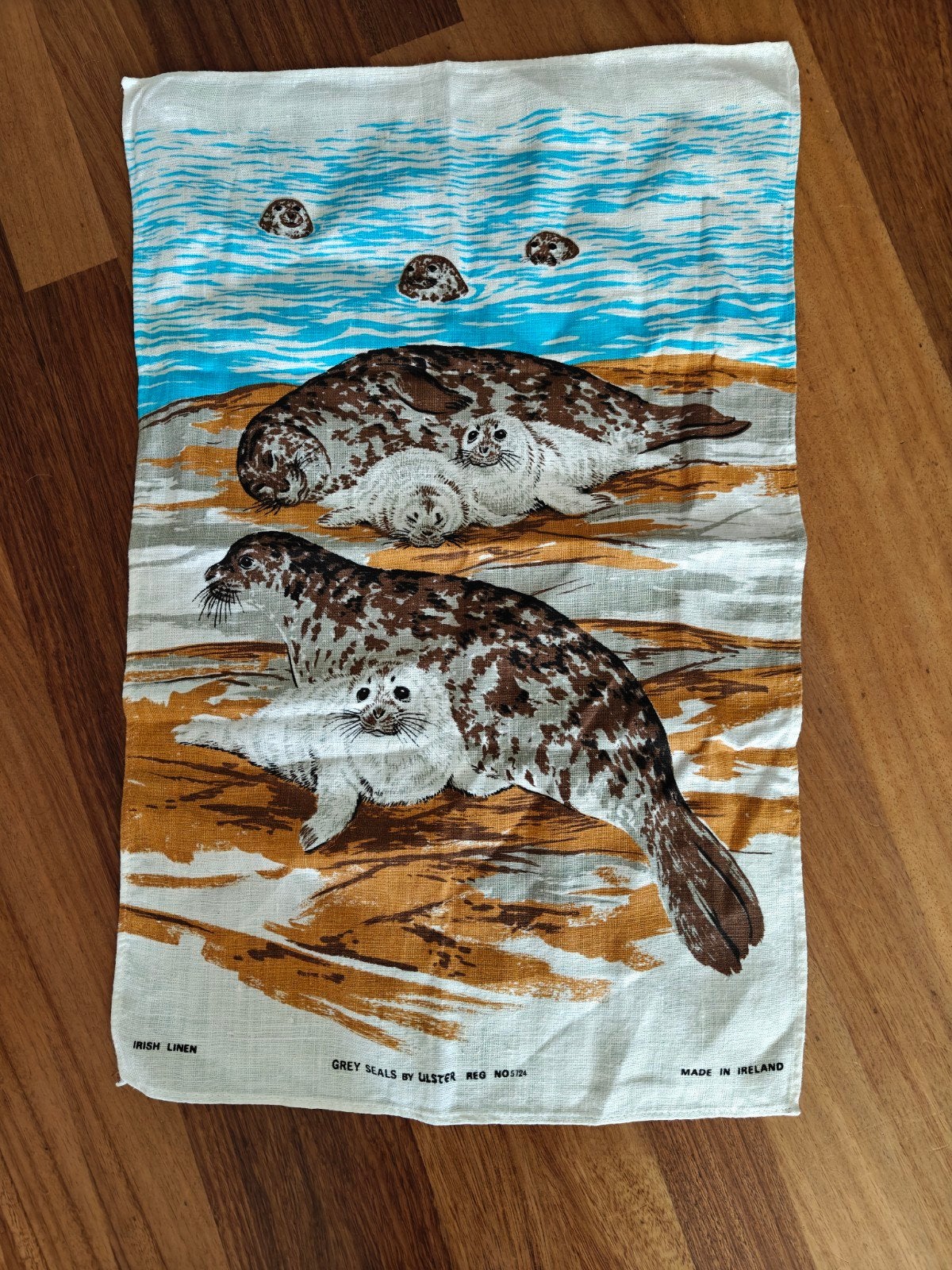 Ulster Weavers theedoek linnen zeehond nieuw, Ophalen of Verzenden, Nieuw