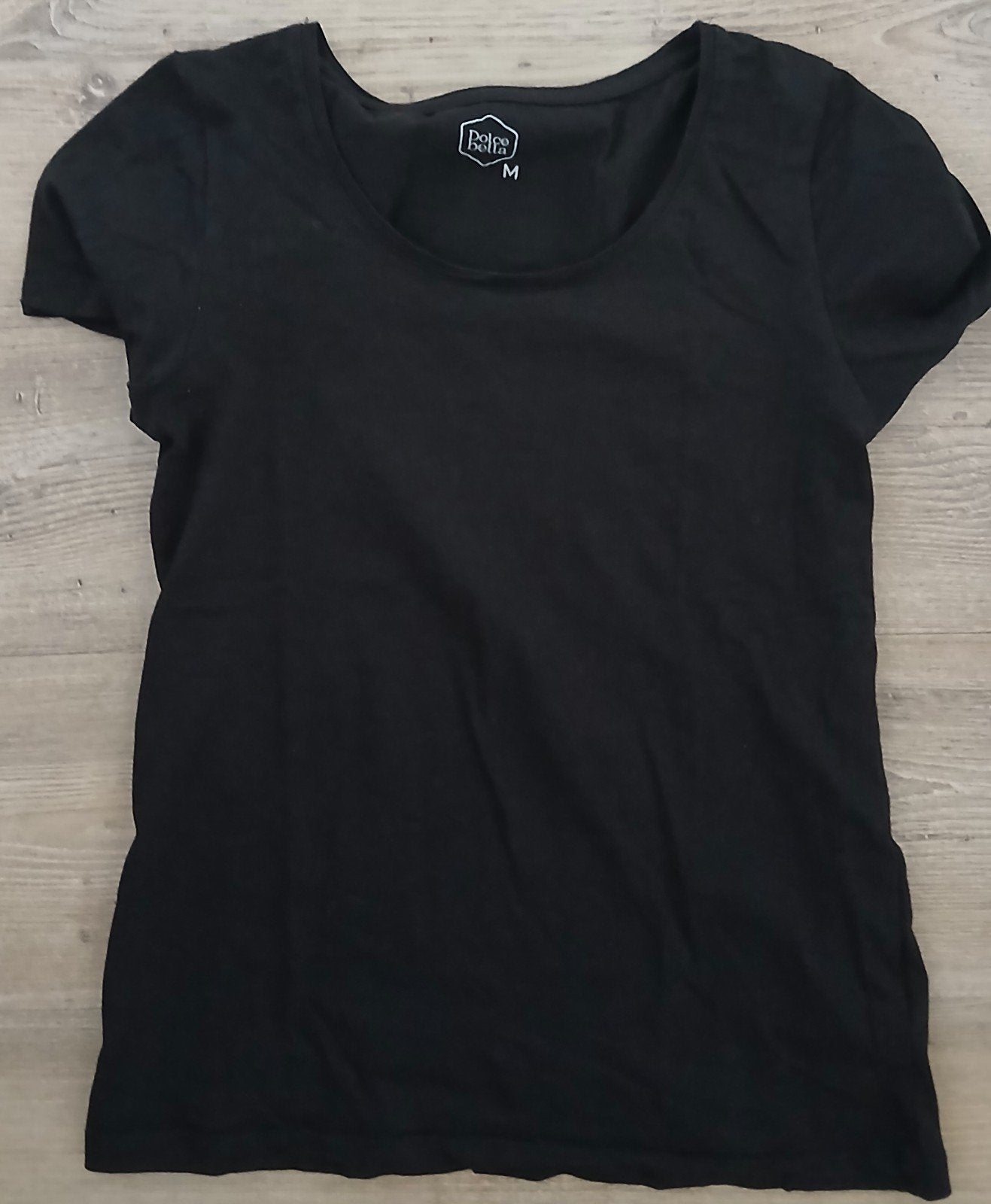 dames t shirt zwart, Maat 38/40 (M), Zwart, Ophalen of Verzenden, Zo goed als nieuw