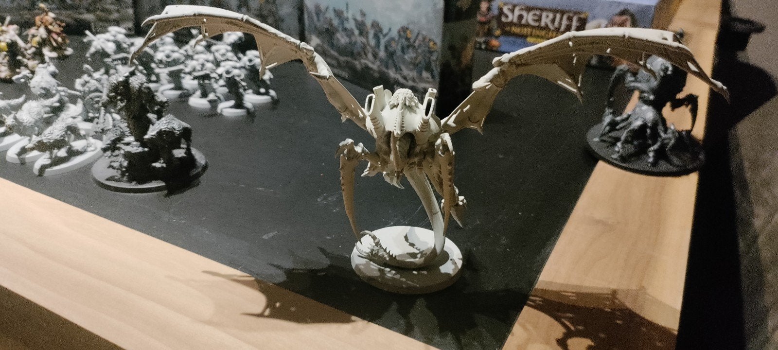 Warhammer 40K Tyranid Hive Tyrant (ongeverfd), Ophalen of Verzenden, Zo goed als nieuw, Warhammer 40000, Figuurtje(s)