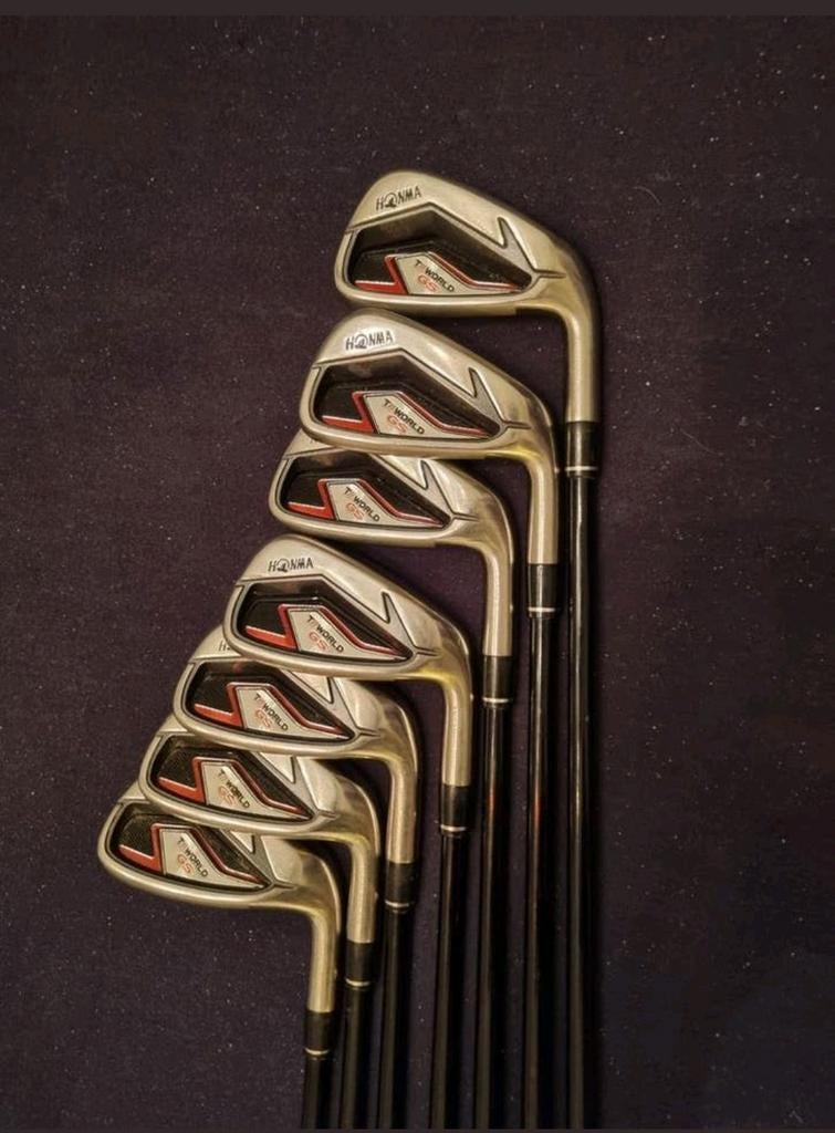 Honma T//World GS grafieten ijzers 5,6,7,8,9,10,11, topstaat, Sport en Fitness, Golf, Ophalen of Verzenden, Zo goed als nieuw