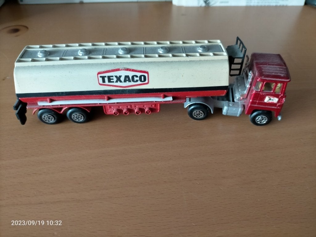 Matchbox  Mack Tanker Texaco 2, Ophalen of Verzenden, Auto, Matchbox