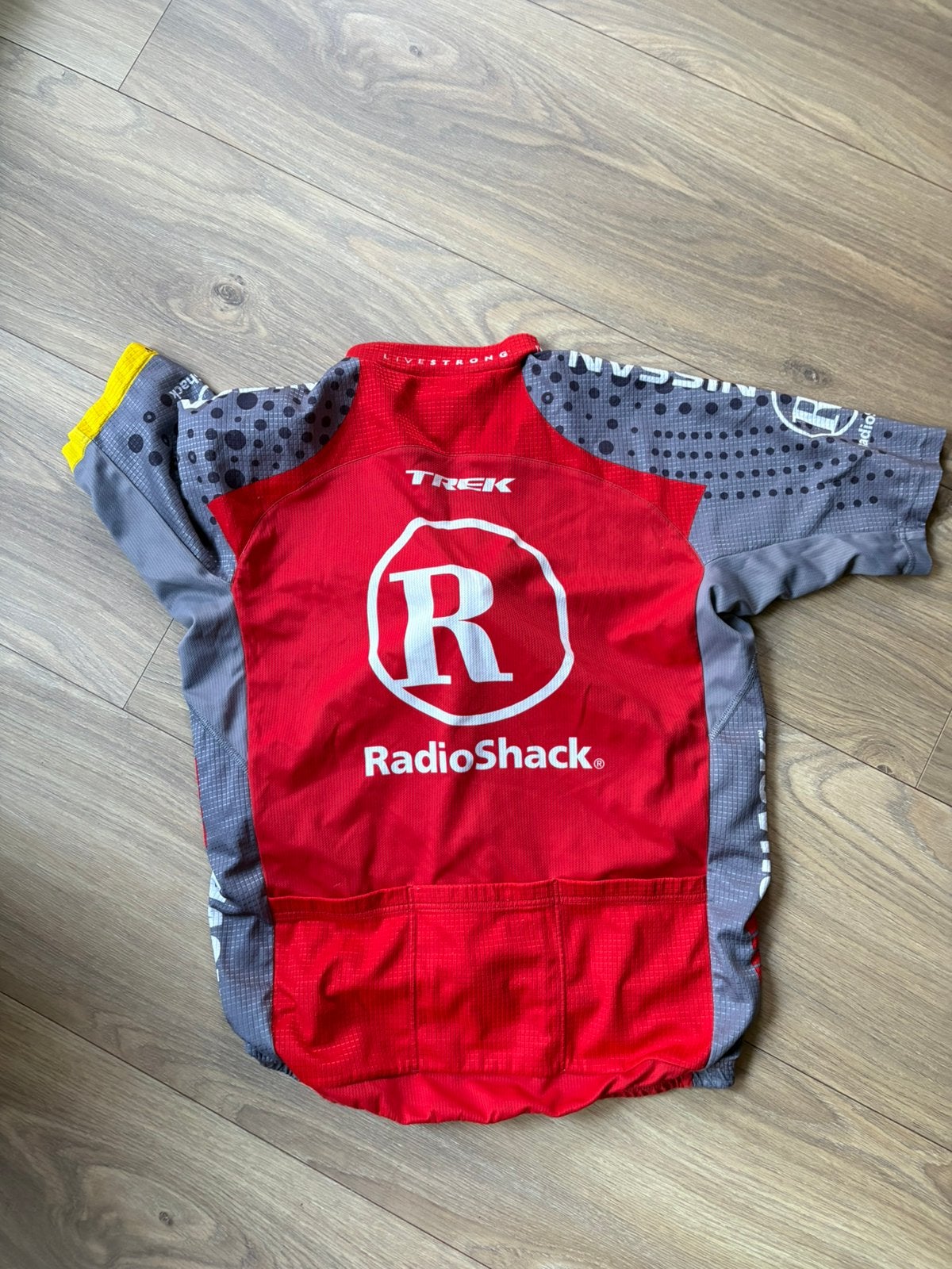Fietsshirt Radiishack rood, Gebruikt, Heren, Ophalen of Verzenden, L