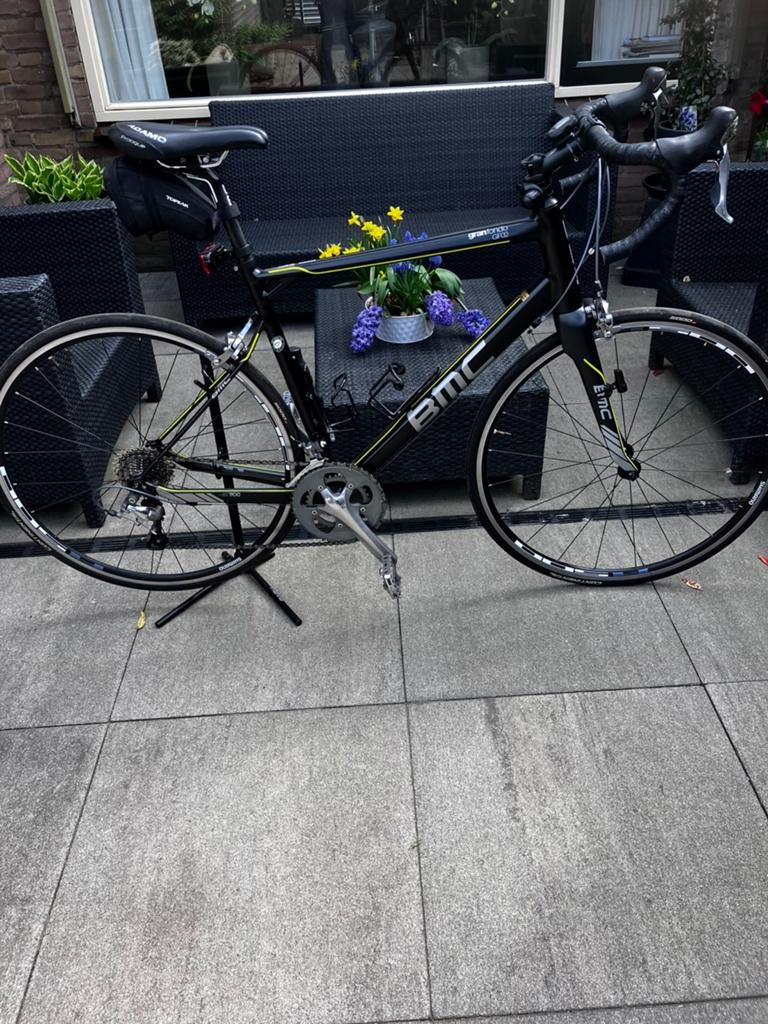 Prachtige BMC Gran Fondo Endurance Racefiets Shimano 105, 28 inch, Velgrem, Aluminium, Zo goed als nieuw