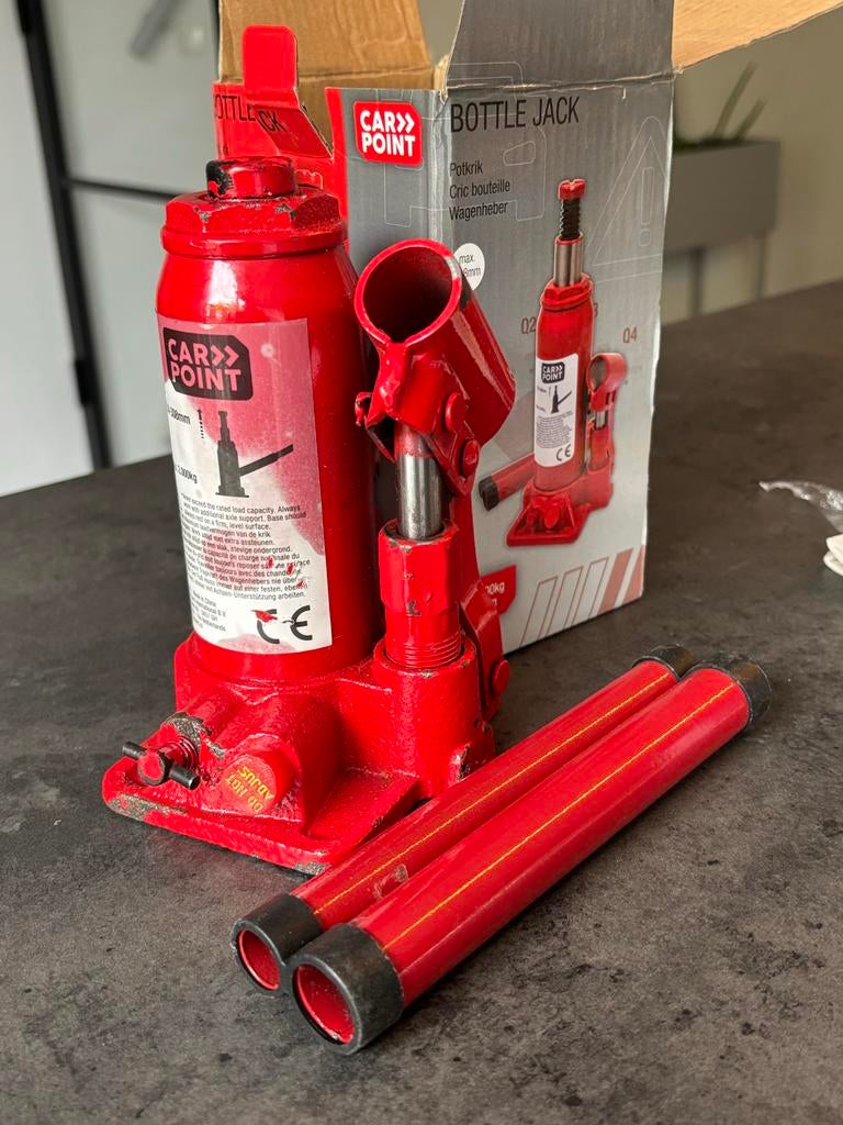 POTKRIK 2000kg - bijna nieuw in doos, Ophalen of Verzenden, Zo goed als nieuw, Hydraulisch, Potkrik