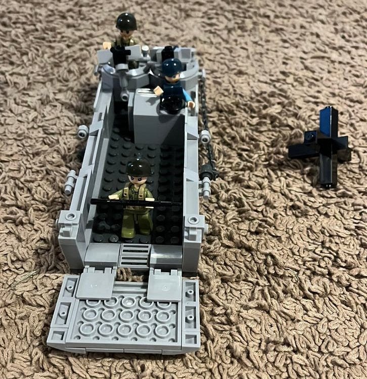 Sluban army lego oorlog D-DAY boot, Ophalen of Verzenden, Zo goed als nieuw