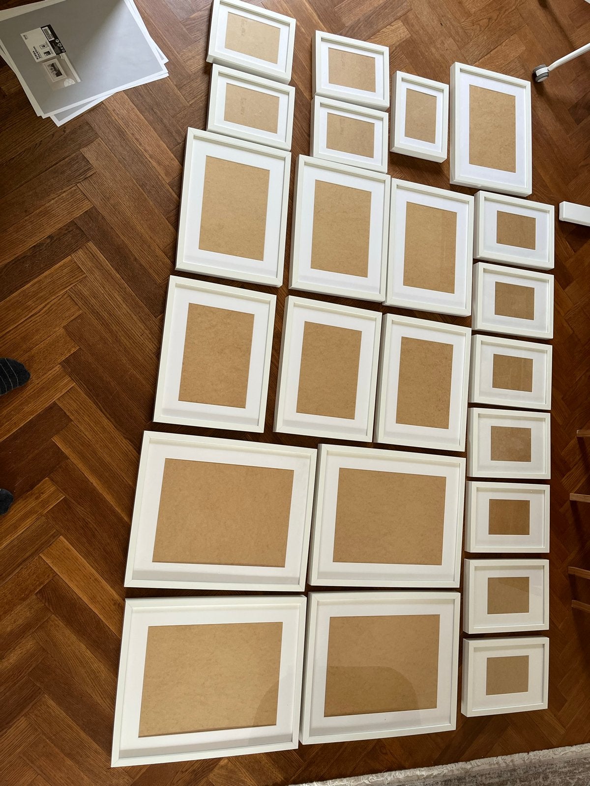 Diverse fotolijsten, wit, verschillende formaten. Ikea Ribba, Ophalen, Minder dan 50 cm, Gebruikt, Minder dan 50 cm