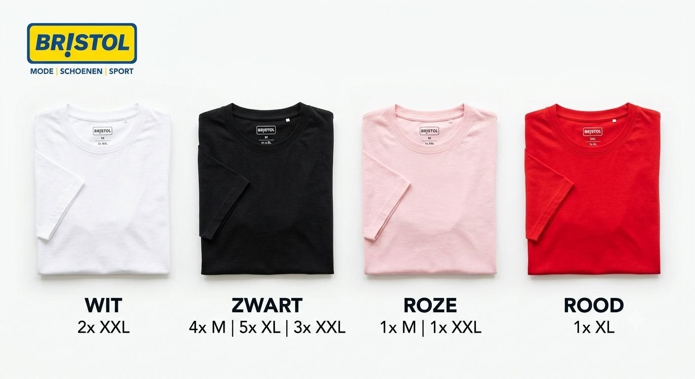 Bristol T-shirts in diverse kleuren en maten, Kleding | Dames, Maat 38/40 (M), Wit, Nieuw, Ophalen of Verzenden