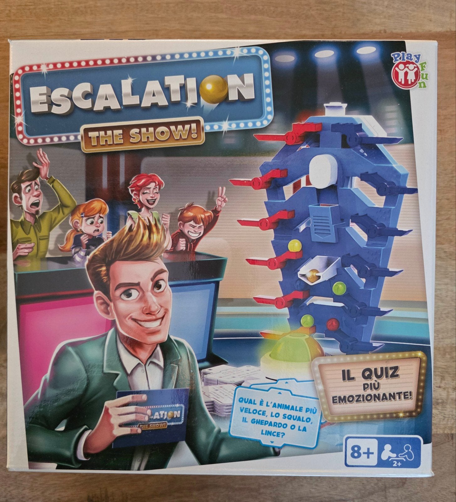 Escalation The Show! Italiaans bordspel, IMC Toys S.A., Verzenden, Pare Llaurador, 172, 08224 Terrassa, Barcelona, Spain, Info@imctoys.com