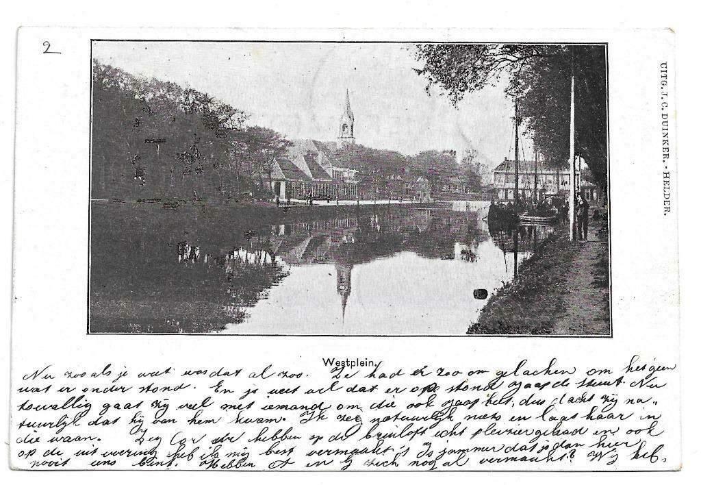 AK Den Helder - Westplein, Verzenden, Voor 1920, Gelopen, Noord-Holland