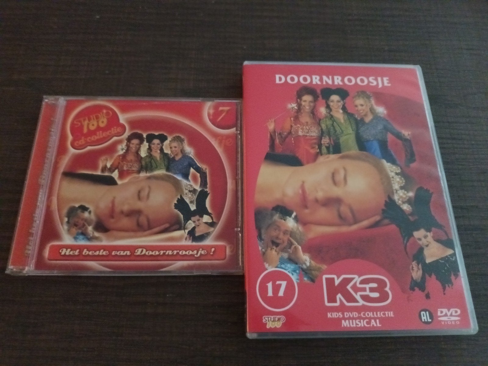 dvd + cd k3 musical Doornroosje, Ophalen of Verzenden, Zo goed als nieuw