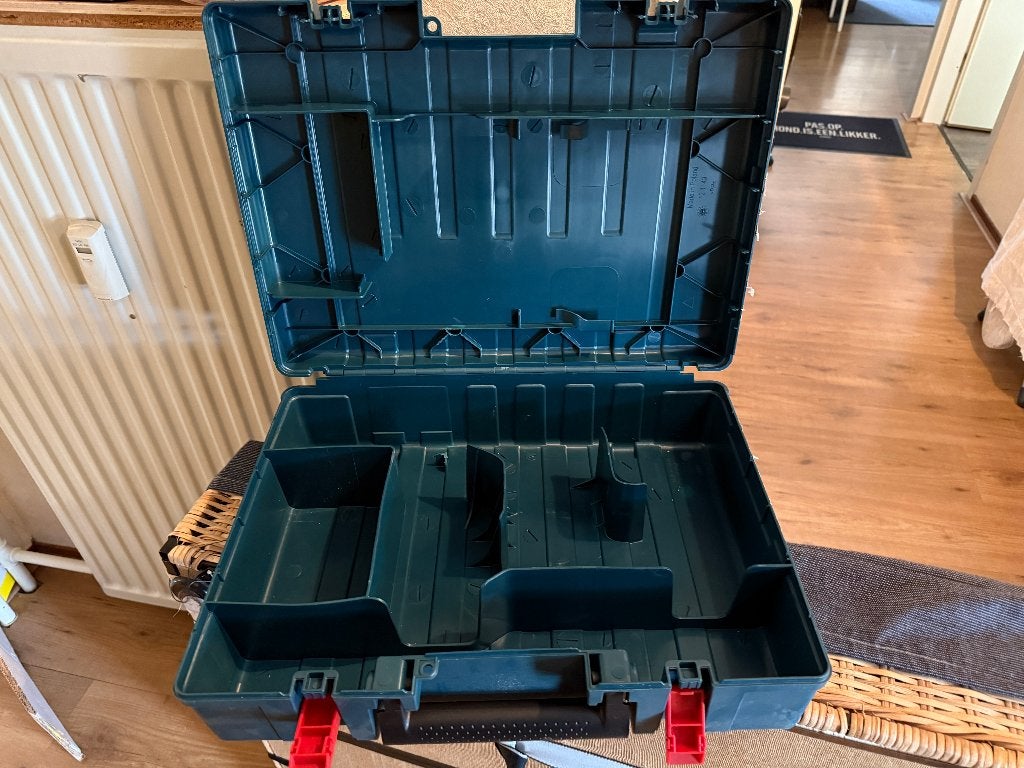 Bosch blauw koffer, voor GBH 3-28DFR, Ophalen of Verzenden, Zo goed als nieuw, Boor- en/of Breekhamer