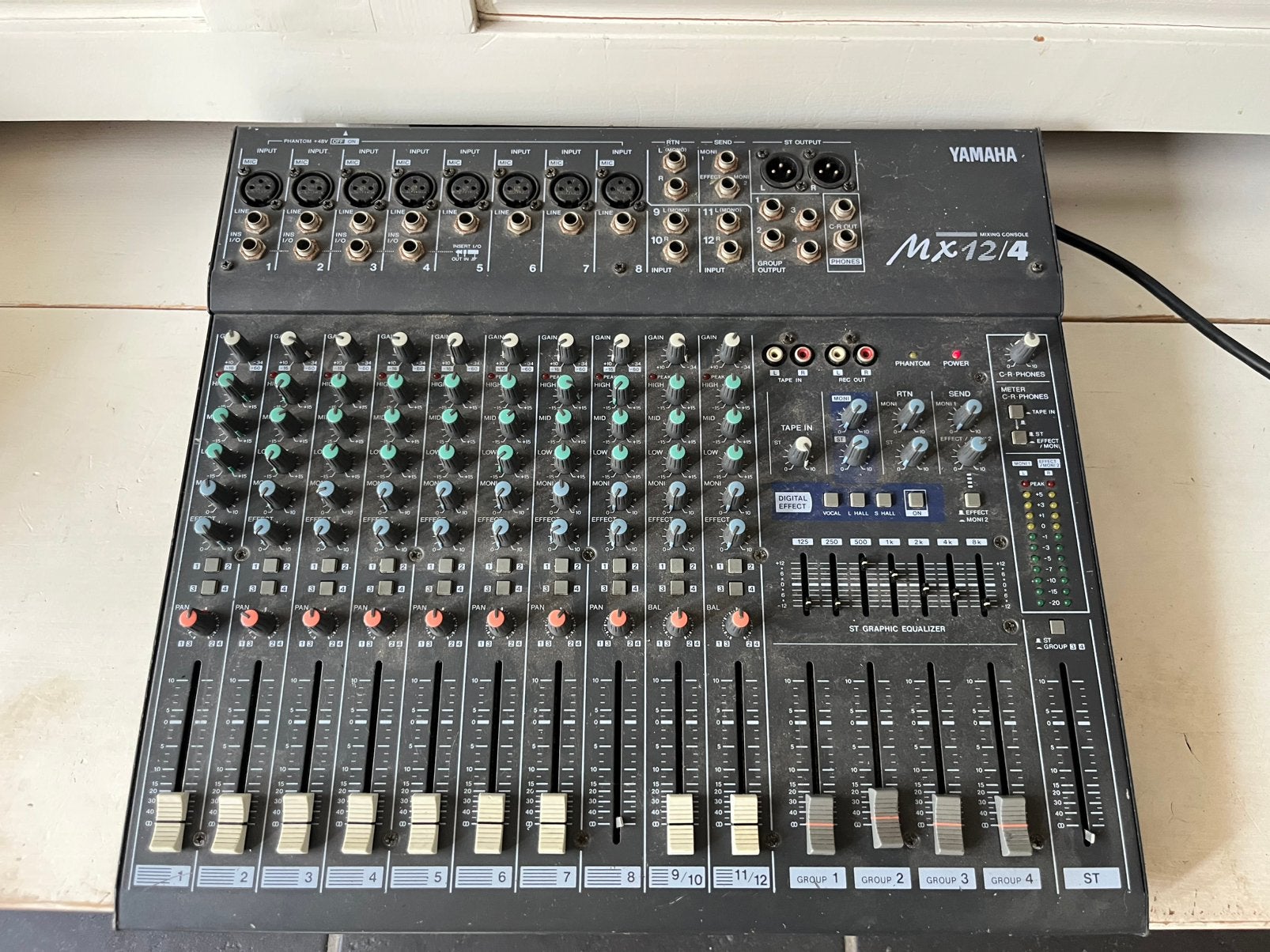 Vintage yamaha mengtafel MX 12/4, Muziek en Instrumenten, Mengpanelen, Ophalen of Verzenden, Zo goed als nieuw