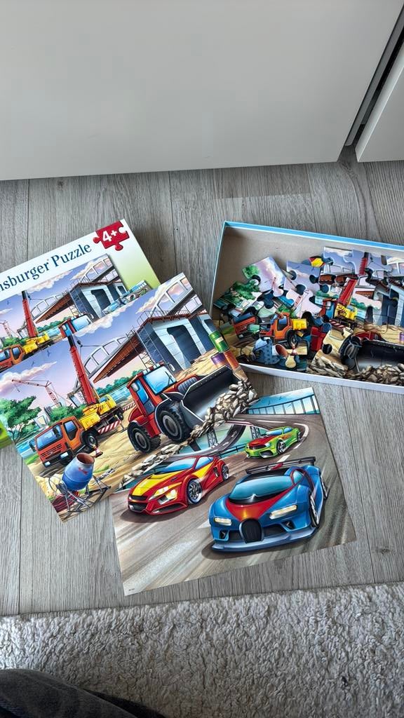 Ravensburger 2 kinderpuzzels 24 stukjes, Ophalen of Verzenden, 10 tot 50 stukjes, Zo goed als nieuw, 2 tot 4 jaar
