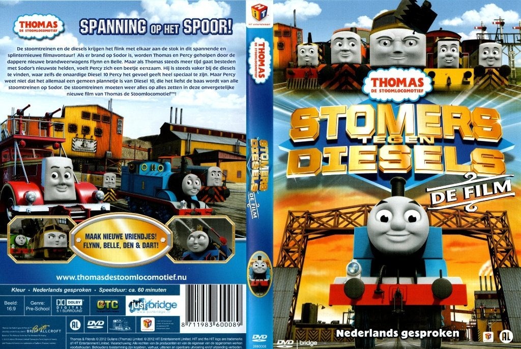Thomas de stoomlocomotief, stomers tegen diesels, de film, Alle leeftijden, Ophalen of Verzenden, Zo goed als nieuw