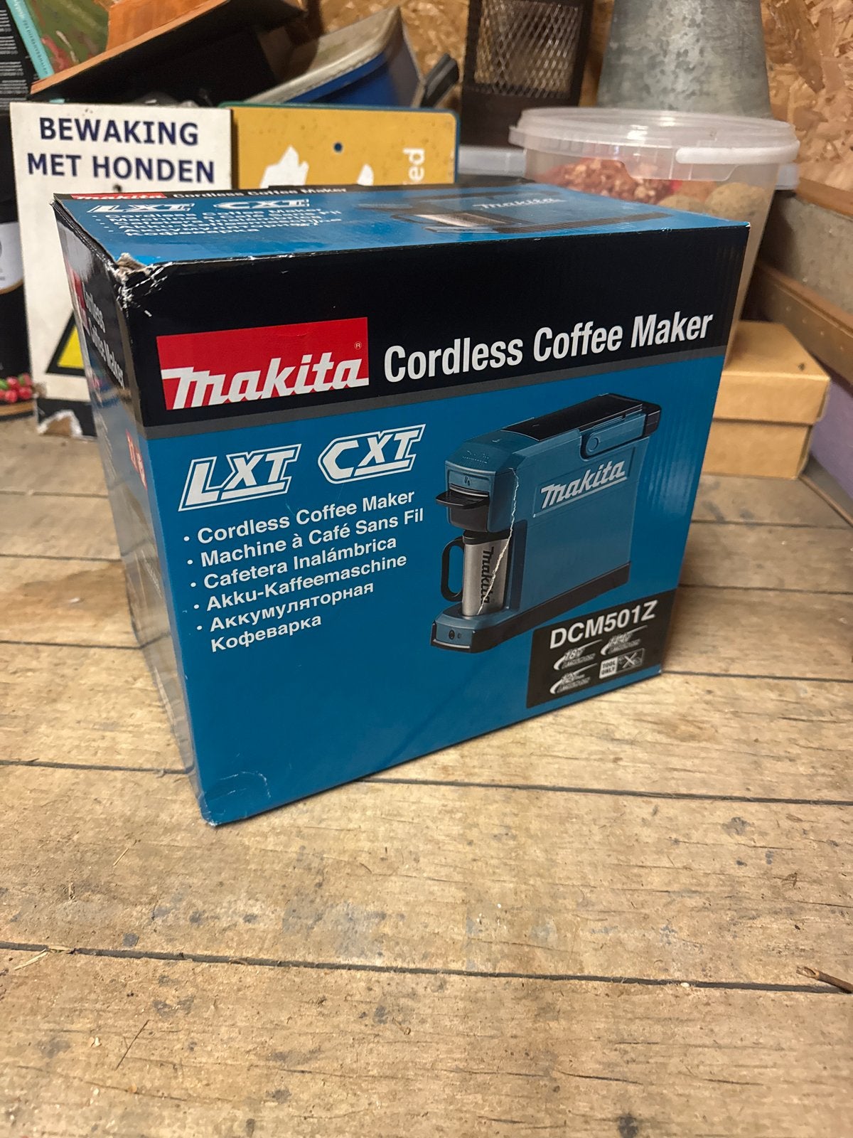 Makita DCM501Z Accu Koffiezetapparaat - Nieuw in doos, Ophalen of Verzenden, Nieuw