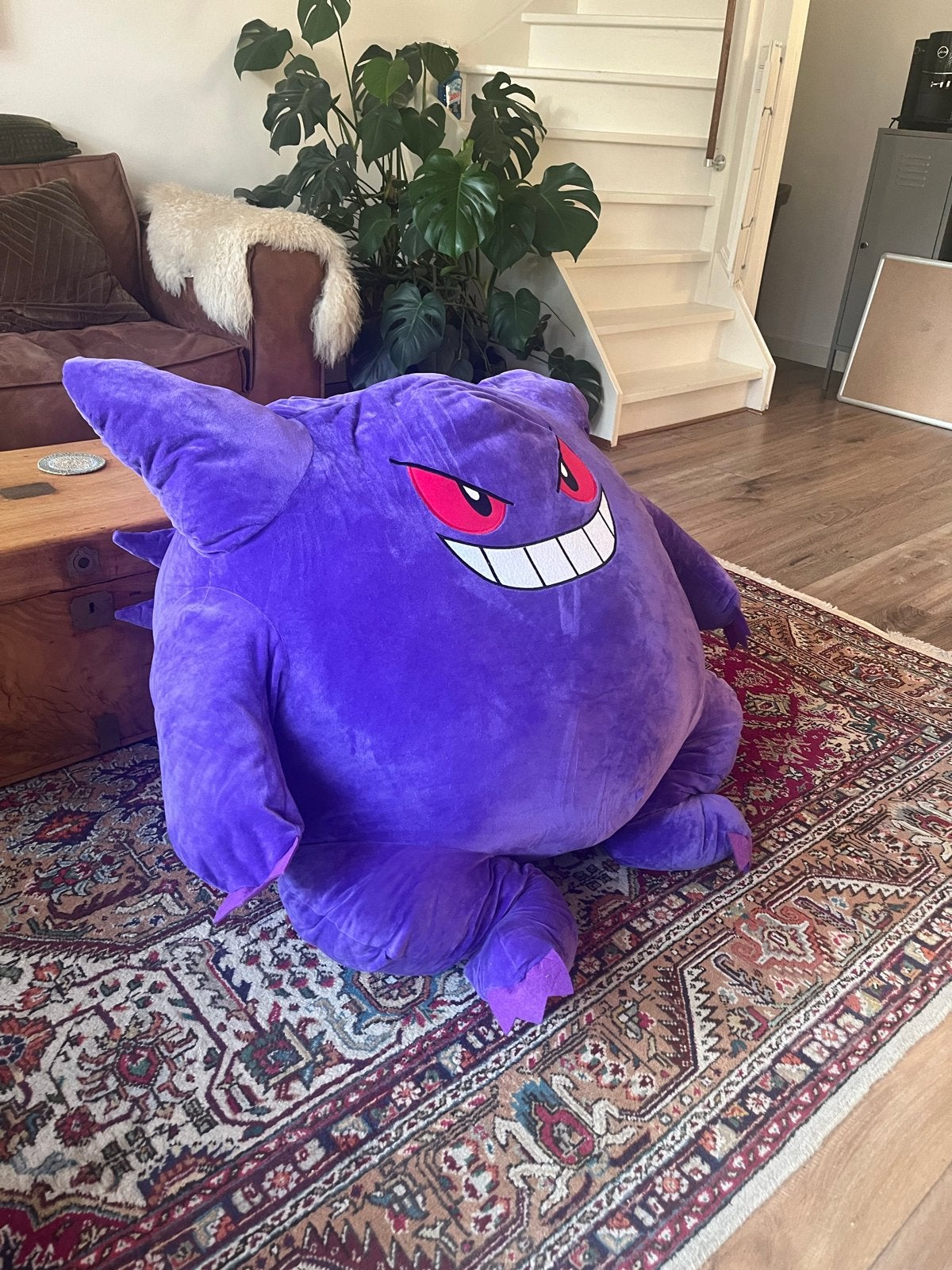 Grote paarse Gengar Pokémon knuffel van kermis, Paars, Overige merken, Overige typen, Ophalen of Verzenden