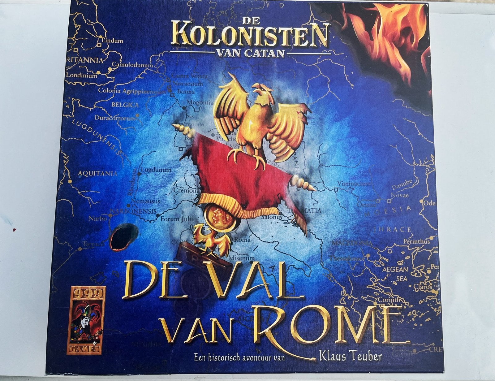 Kolonisten van Catan: De Val van Rome - Bordspel, Hobby en Vrije tijd, Drie of vier spelers, Ophalen of Verzenden, Gebruikt